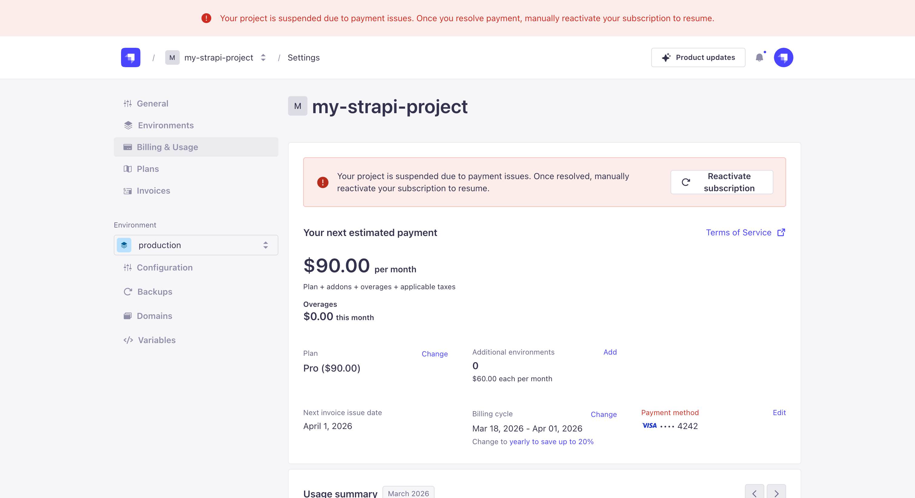 サブスクリプションの再有効化
