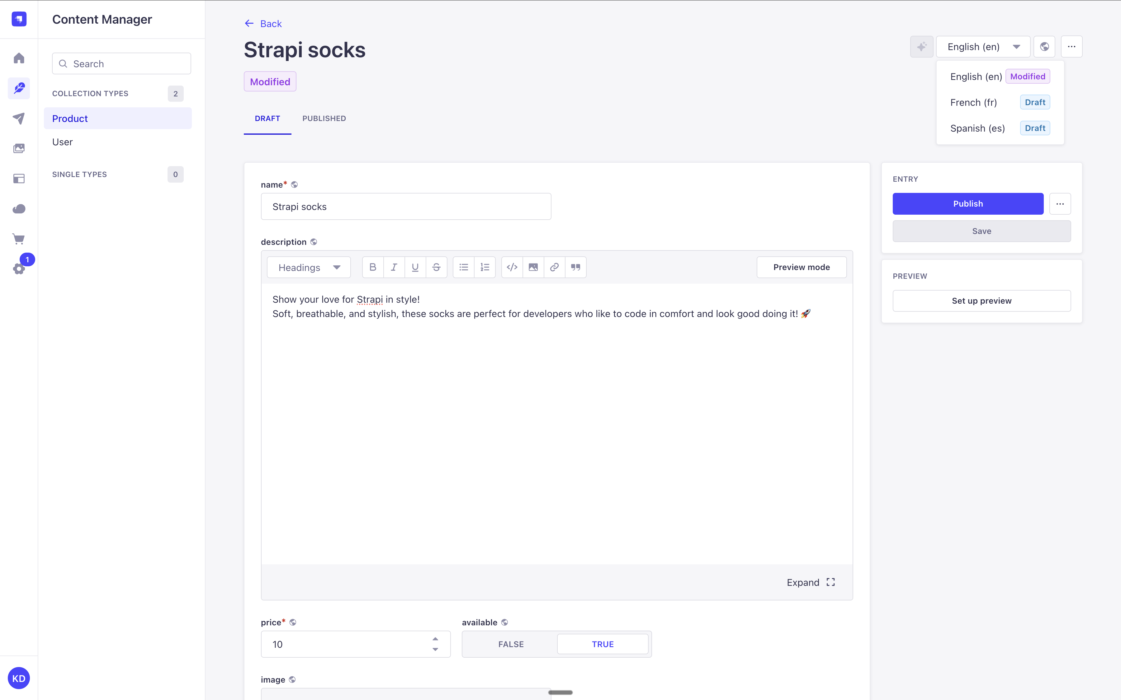 i18n でロケールを切り替え