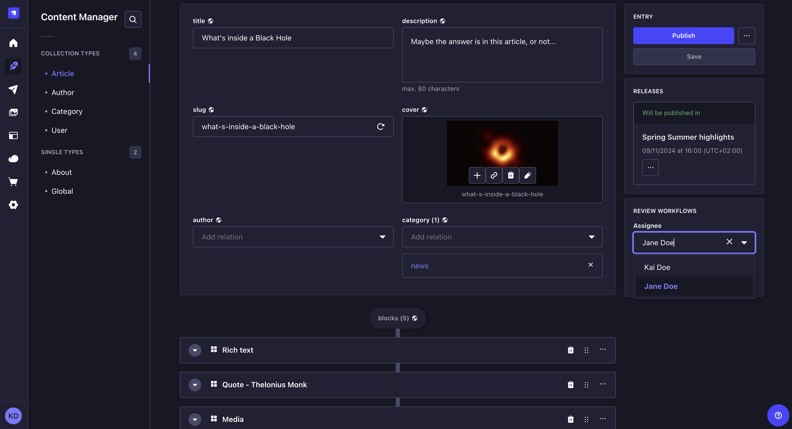 担当者ドロップダウン