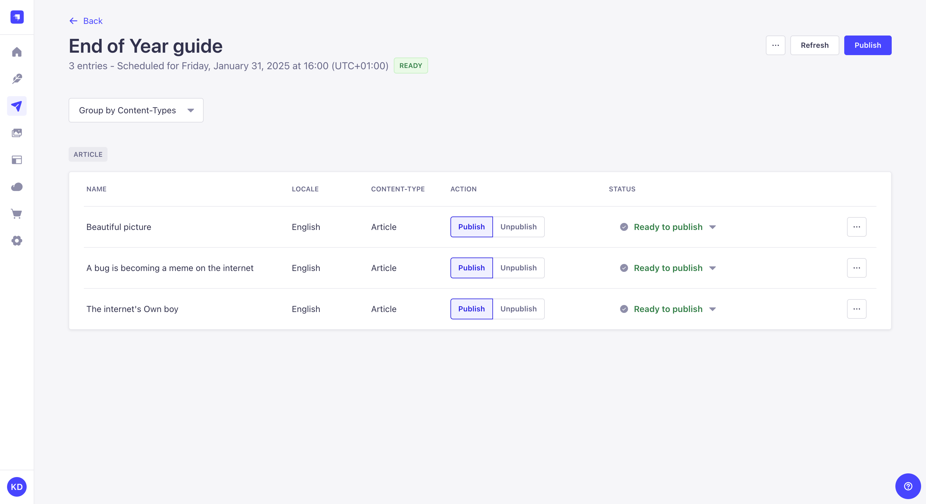 リリースの公開